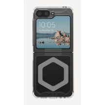 UAG Plyo Pro case with magnetic module for Samsung Galaxy Flip 5 - transparent-gray