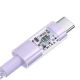 4. Baseus Gem Type C-Type C Cable 100W 1m (purple)