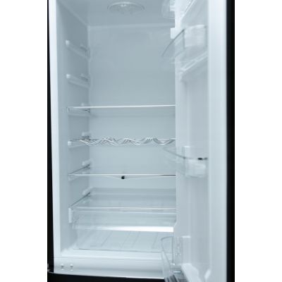 5. Ravanson LKK-250RB 250l Retro Refrigerator | LED lighting | Vintage style | 545 x 585 x 182 mm | Black