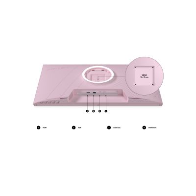 12. Monitor JAPANNEXT 60.5cm JN-I238FHD120F-HSP-PK 16:9 HDMI pink FHD