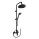 SHOWER SET WITH MIXER BLACK MT COLORADO