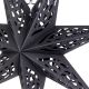 3. PAPER DECORATION STAR 50CM 7 ARMS BLACK