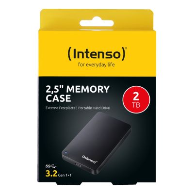2. Intenso 2TB 2.5" Memory Case USB 3.0 External Hard Drive 2000 GB Black