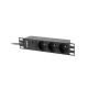 3. Lanberg PDU-03E-0200-BK RACK Power Strip (3 x Type E; 16 A (3680 W); 2m; black)