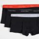 3. Calvin Klein Men’s Relaxed Boxer Briefs, 3-Pack, Stylish Cotton, Black and Multicolour