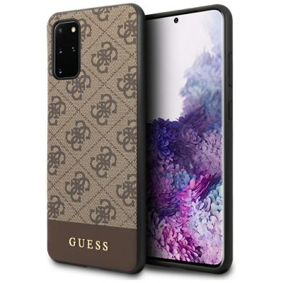 Guess 4G Stripe Collection Samsung Galaxy S20 + case - brown