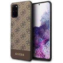 Guess 4G Stripe Collection Samsung Galaxy S20 + case - brown