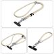 4. Tech-Protect C10S Crossbody Phone Lanyard (114 cm) + Wrist Strap (31 cm) - Beige Titanium