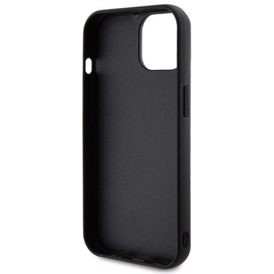 7. Guess Quilted Metal Logo case for iPhone 15 - black