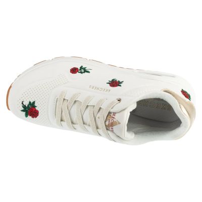3. Skechers Uno – Champagne and Roses 177862-WRD White 36