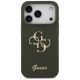 3. Guess Silicone Big 4G Script Case for iPhone 17 Pro - Green