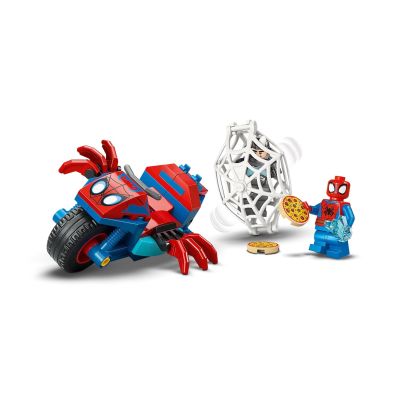 4. LEGO Marvel Spiderman 11206 Spidey on a Motorcycle vs. Rhino