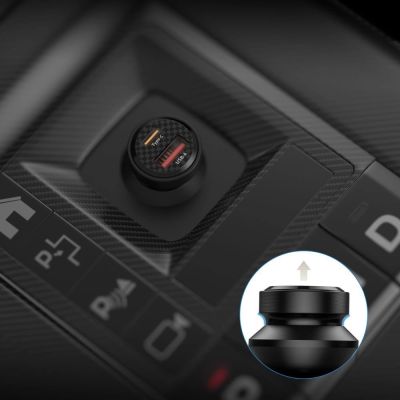 3. Tech-Protect CC45W Car Charger USB-C PD 45W / USB-A QC 3.0 - Black