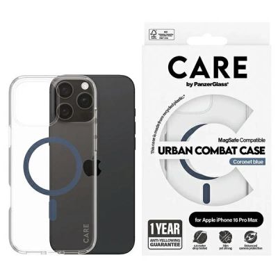 CARE by PanzerGlass Flagship Case iPhone 16 Pro Max 6.9" blue/blue MagSafe 1368