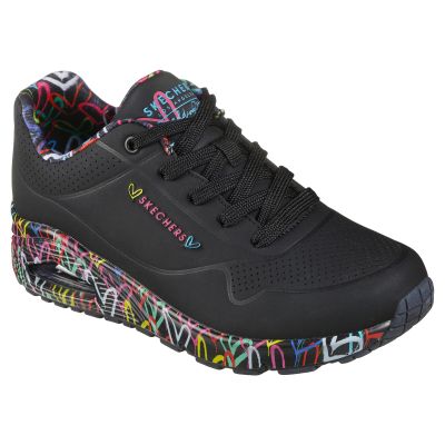 4. Skechers women's shoes UNO LOVING LOVE 155506 BBK