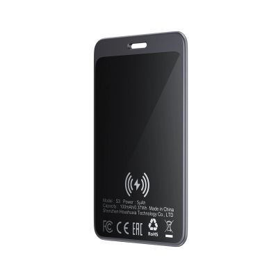 3. Acefast S3 metal card positioning device single metal gray