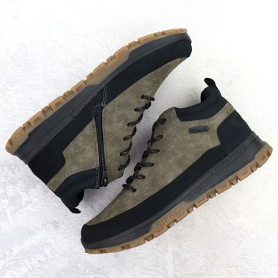 10. Waterproof Khaki Men's Hiking Boots Rieker 35508-25