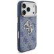 4. Guess 4G Big 4G Classic Logo Case for iPhone 18 Pro / 17 Pro - Blue and Gold