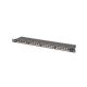 17. High density patch panel 19'' 24x RJ45, LSA level, cat.6A, shielded, 0.5U, black, cable guide