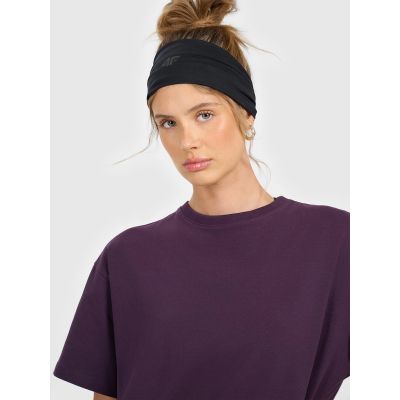 5. Women's loose plain T-shirt 4F 4FRAW25TTSHF3624-50S