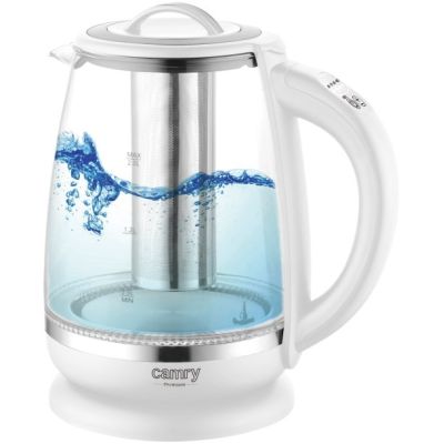 31. Electric kettle CAMRY CR 1290w white