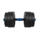 11. Bituminous adjustable dumbbells with connector 2x10kg REBEL ACTIVE