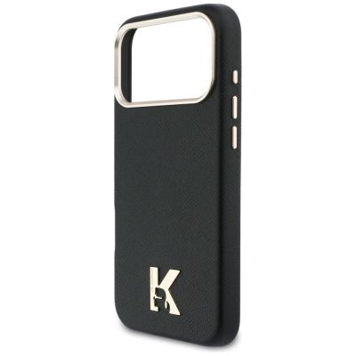 6. Karl Lagerfeld Karl Head Logo MagSafe Case for iPhone 17 Pro Max - Black