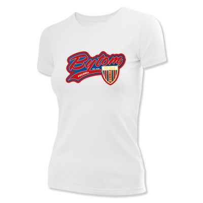 Short-sleeved Polonia Bytom Classic T-shirt in Silver