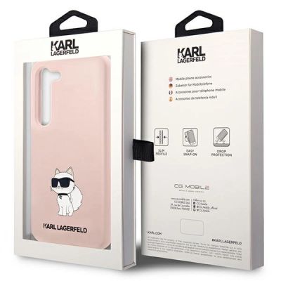 8. Karl Lagerfeld KLHCS23MSNCHBCP S23+ S916 hardcase pink/pink Silicone Choupette