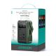 7. Powerbank Joyroom JR-PBF10 75000mAh 100W 3x USB-C 3x USB-A with foldable flashlight and handle - green