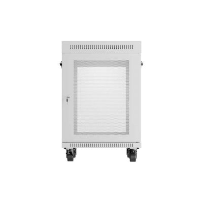 9. LANBERG FLOOR CABINET 19" 15U 600X800 LCD GRAY