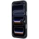 5. Karl Lagerfeld Grained Karl Head Metal MagSafe Case for iPhone 18 Pro / 17 Pro - Black
