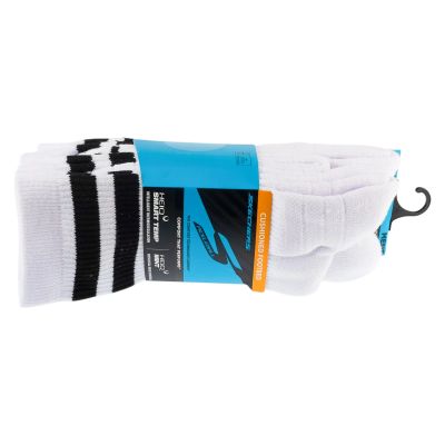 Skechers 3pk Mens PF PBall Crew Socks S01373HP-WBK White 41-46