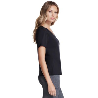 3. Skechers Pima V-Neck Tee TP130-BLK Black M