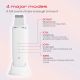 4. MAXGROOM M-169 ultrasonic cavitation peeling device with LED light therapy - white