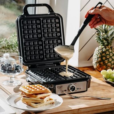 7. ADLER AD 3083 waffle maker