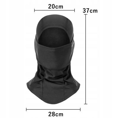 9. Rockbros LF7345BK sports balaclava insulated - black