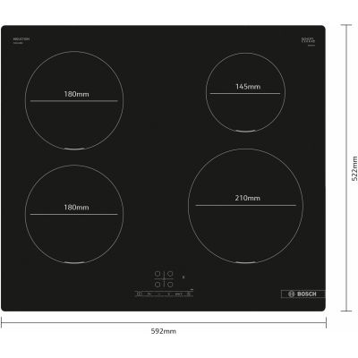 3. BOSCH PUE611BB5E induction hob