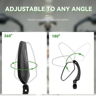 2. Rockbros left bicycle mirror 26210001001 black