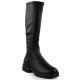 6. Women’s black platform boots Potocki 25-12729