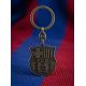 2. FC Barcelona original licensed emblem keychain, retro style B7603