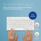9. R-Go Tools Ergonomic R-Go Compact Break Keyboard, with Break Software, QWERTZ (DE), Wired, White