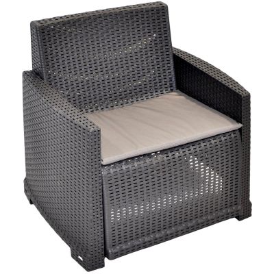 3. LOUNGE FURNITURE SET: 2 ARMCHAIRS + SOFA + COMO TABLE