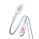 3. Joyroom S-A42 Crystal-Clear Series 30W USB-C - Lightning cable 1.2m - white
