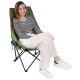 13. FOLDING CAMPING CHAIR 46X46X90CM GREEN
