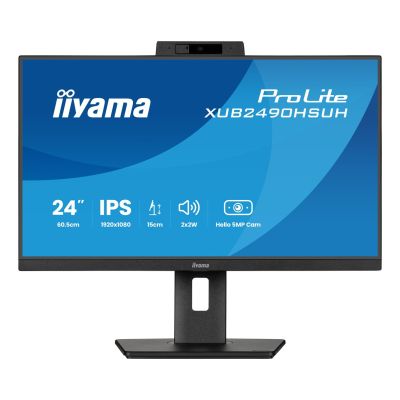 4. Monitor Iiyama TFT XUB2490HSUH IPS 24''//HDMI/DP/USB/Webcam/hoev - Flat screen - 60.5 cm