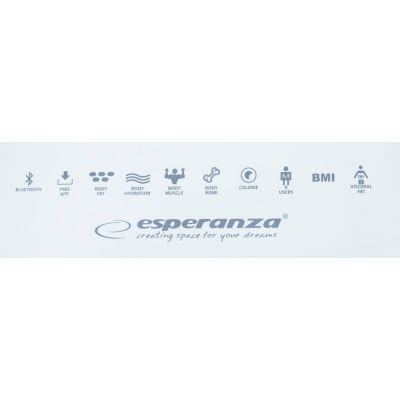 17. Esperanza B.FIT EBS016W Bluetooth Scale (White)
