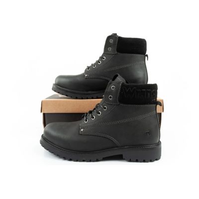10. Wrangler Arch men's shoes Chelsea boots elegant ankle boots natural leather black