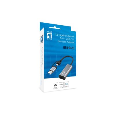 5. LevelOne USB-0423 2500 Mbit/s Ethernet Network Card