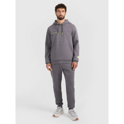 9. Men's sweatshirt with hood, open, 4F 4FRAW25TSWSM2458-23S